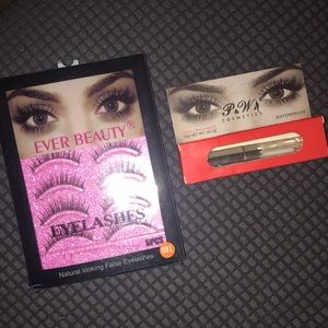 New 6 PairsEyelashes Set & Glue